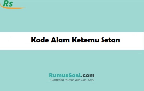 Detail Buku Mimpi Setan Togel Nomer 38