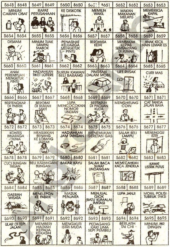 Detail Buku Mimpi Togel Bergambar Terlengkap Nomer 4