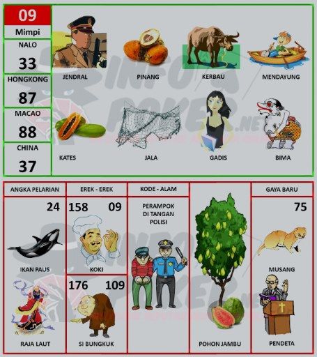 Detail Buku Mimpi Togel Bergambar Terlengkap Nomer 46