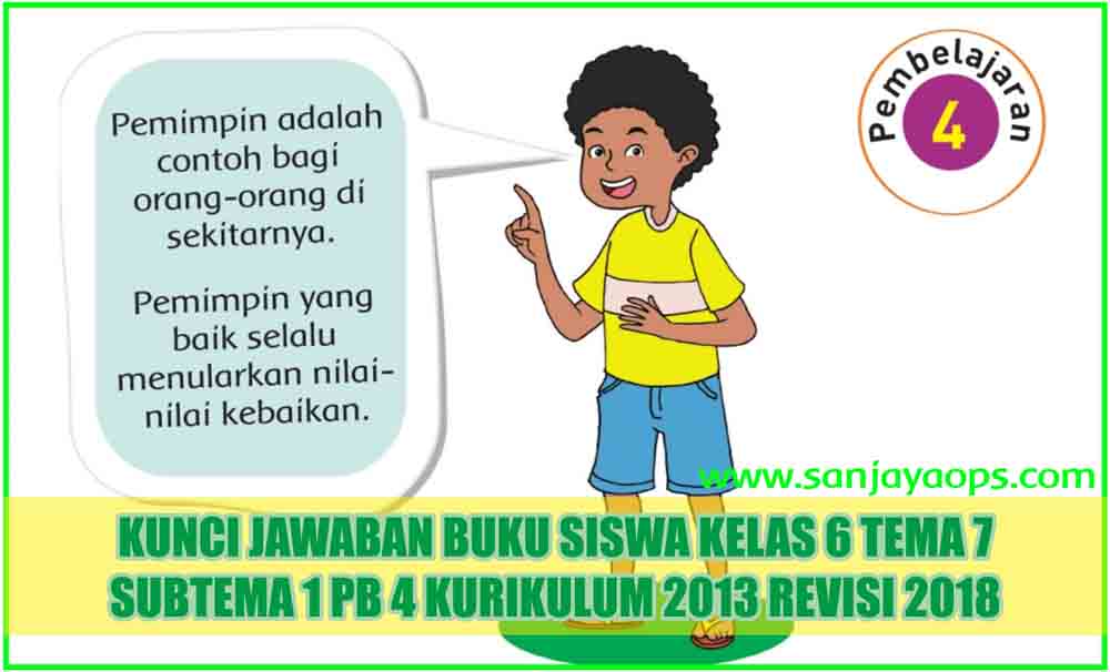 Detail Buku Siswa Kelas 6 Kepemimpian Nomer 28