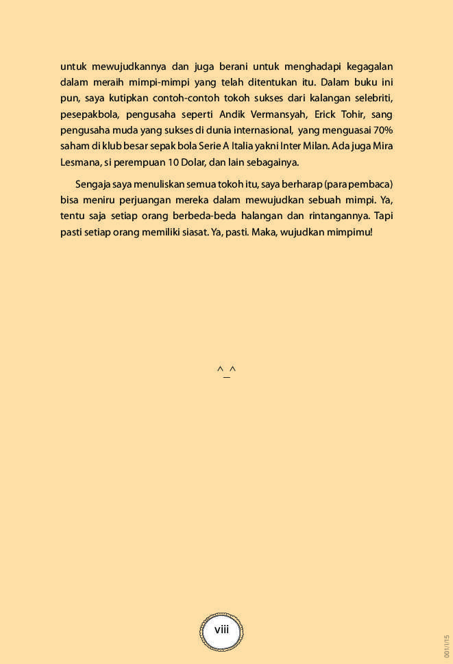 Detail Buku Wujudkan Mimpimu Nomer 24