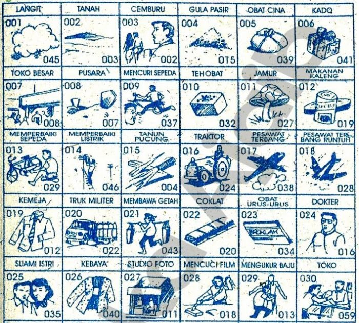 Detail Gambar Buku Mimpi Togel Nomer 30