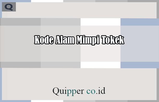 Download Gambar Tokek Buku Mimpi Nomer 40