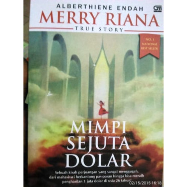 Detail Harga Buku Merry Riana Mimpi Sejuta Dolar Sampul Film Nomer 24