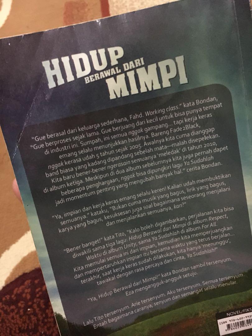 Detail Hidup Berawal Dari Mimpi Buku Nomer 19