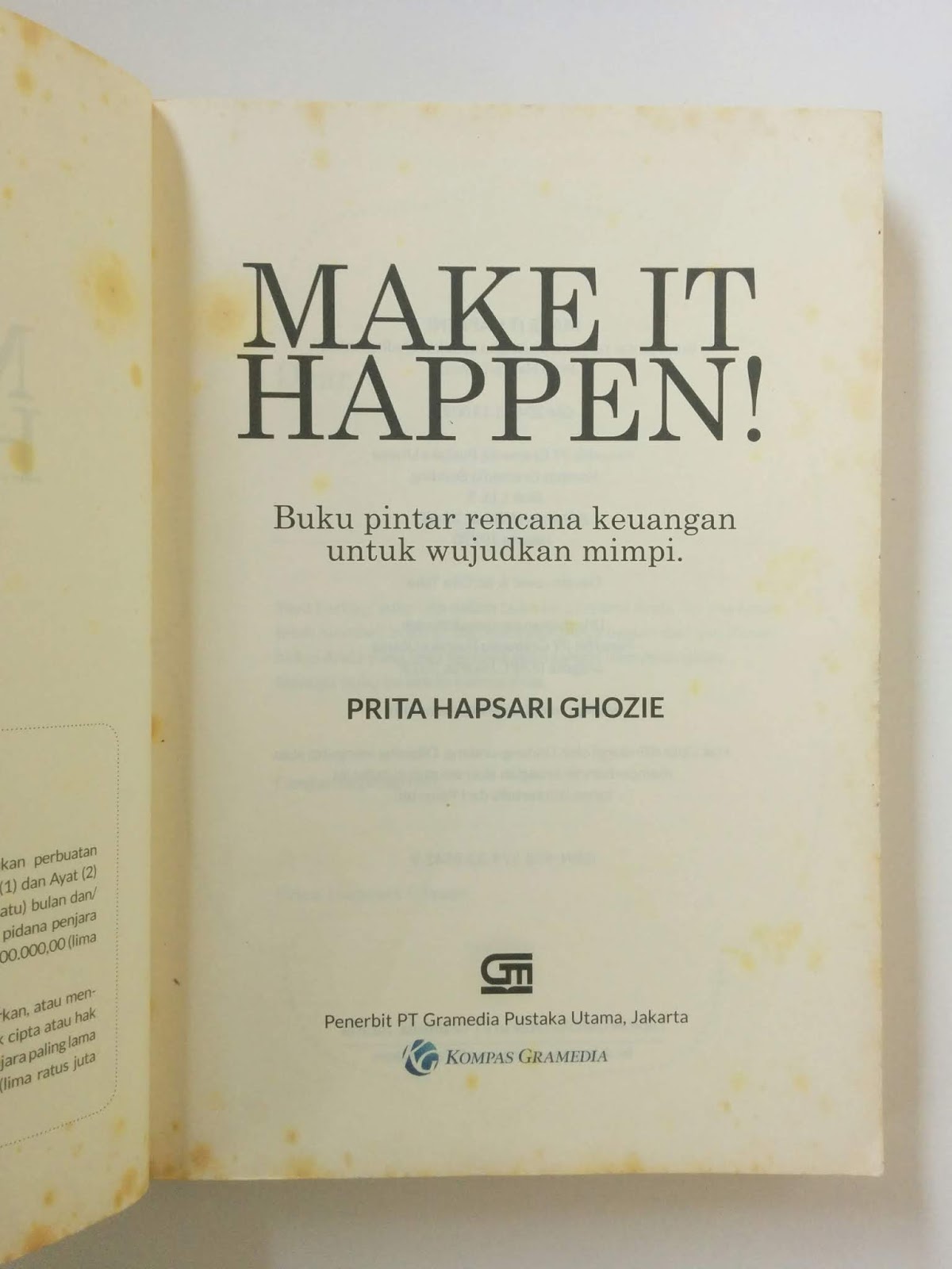 Detail Make It Happen Buku Pintar Rencana Keuangan Untuk Wujudkan Mimpi Nomer 43