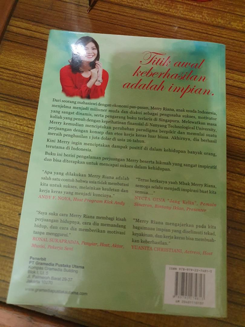 Detail Resume Buku Merry Riana Mimpi Sejuta Dolar Nomer 52