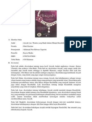 Detail Spesifikasi Buku Aisyah Wanita Yang Datang Di Mimpi Rasulullah Nomer 43