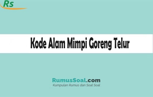 Detail Tapsiran Buku Mimpi 1 Telur 2 Kuning Telur Nomer 42