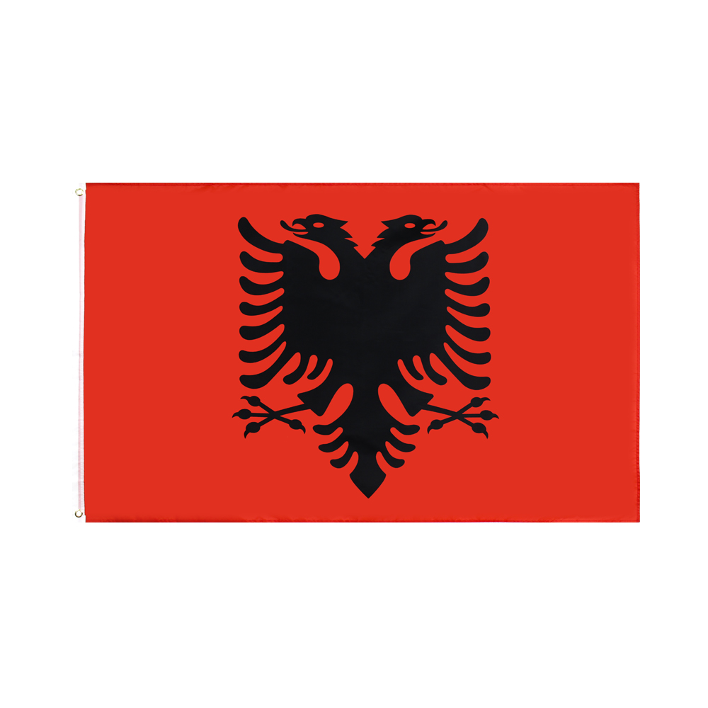 Detail Albanien Flagge Nomer 2