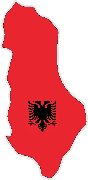 Detail Albanien Flagge Nomer 19