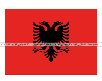 Detail Albanien Flagge Nomer 21
