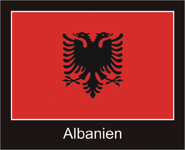 Detail Albanien Flagge Nomer 22