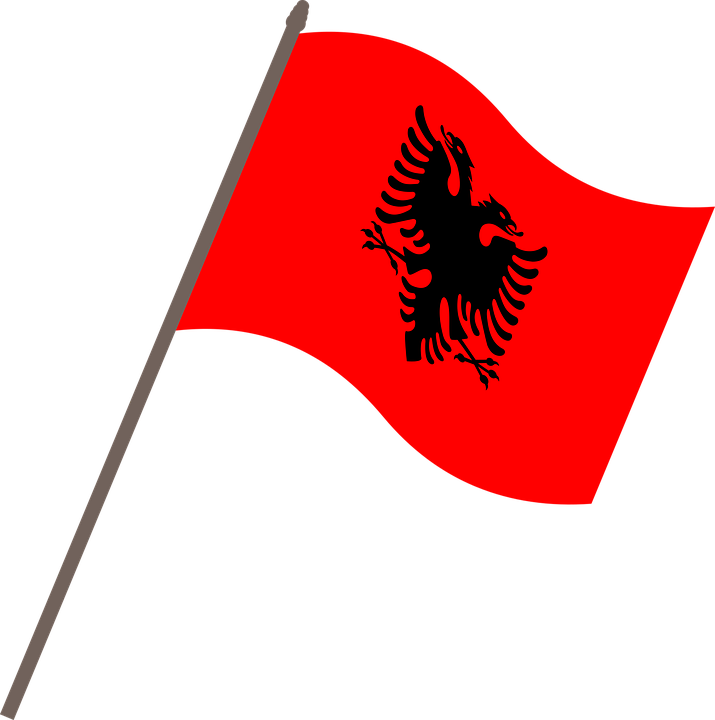 Detail Albanien Flagge Nomer 5