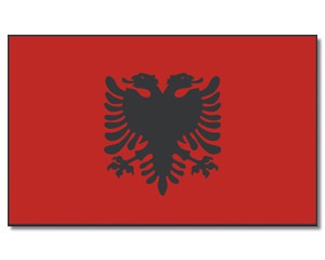 Detail Albanien Flagge Nomer 6