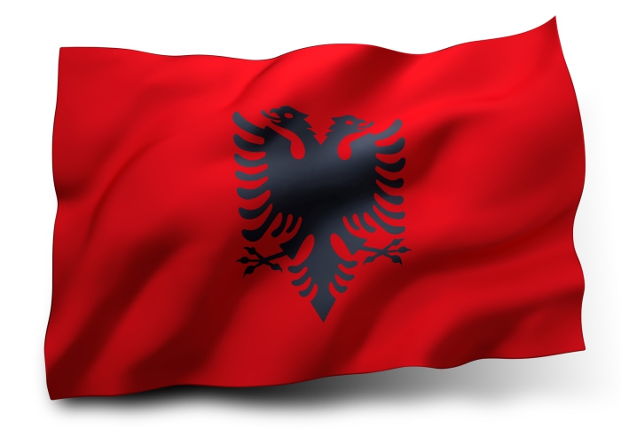 Detail Albanien Flagge Nomer 7