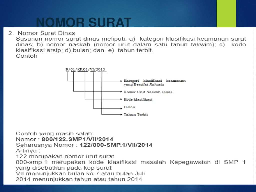 Detail Arti Nomor Surat Nomer 18