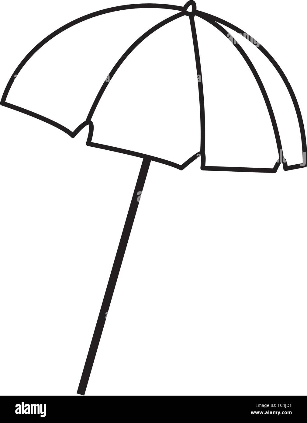 Detail Beach Umbrella Clipart Black And White Nomer 46