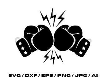 Detail Black And White Boxing Gloves Clipart Nomer 26