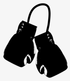 Detail Black And White Boxing Gloves Clipart Nomer 54