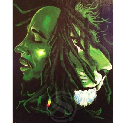Detail Bob Marley Diamond Painting Nomer 11