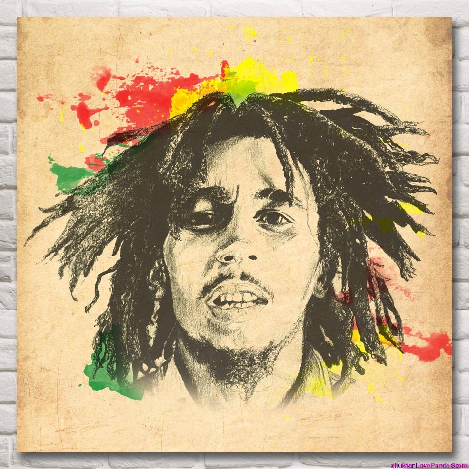 Detail Bob Marley Diamond Painting Nomer 13