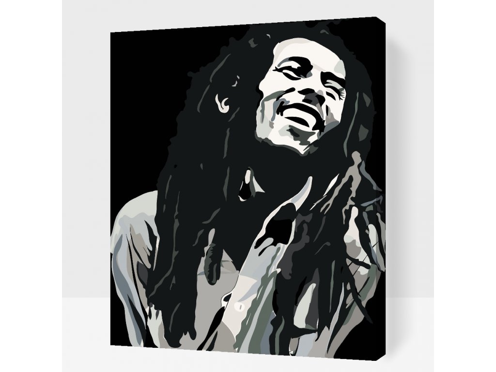 Detail Bob Marley Diamond Painting Nomer 25