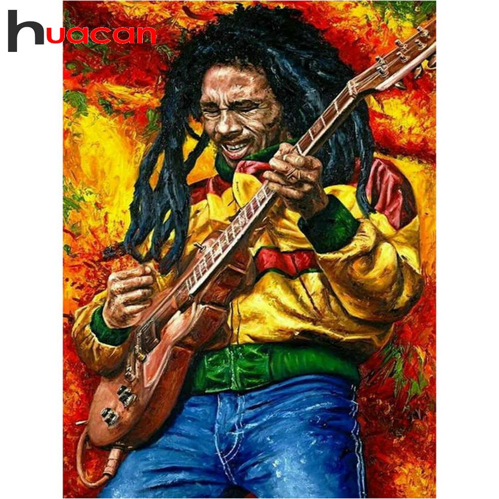Detail Bob Marley Diamond Painting Nomer 8