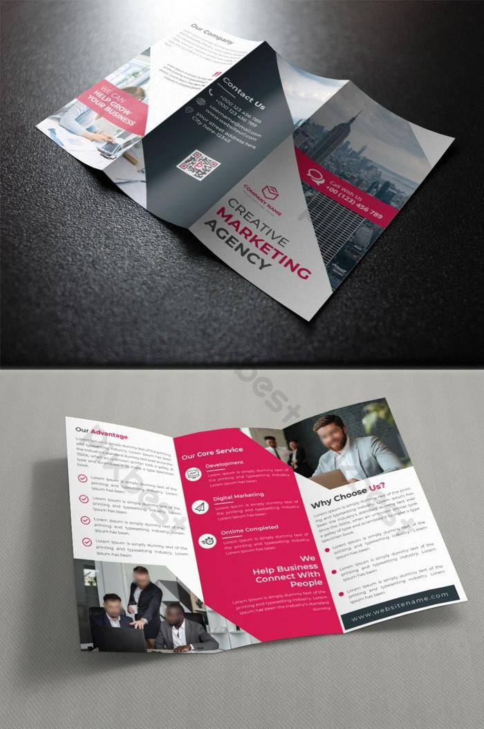 Detail Brochure Template Ai Nomer 13