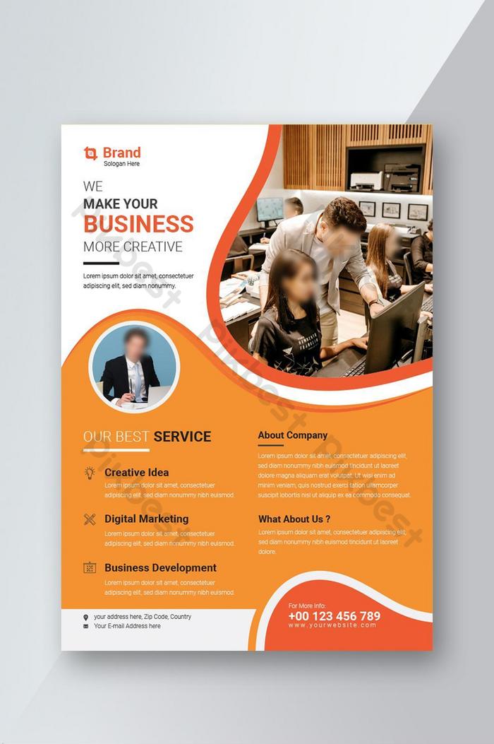 Detail Brochure Template Ai Nomer 16