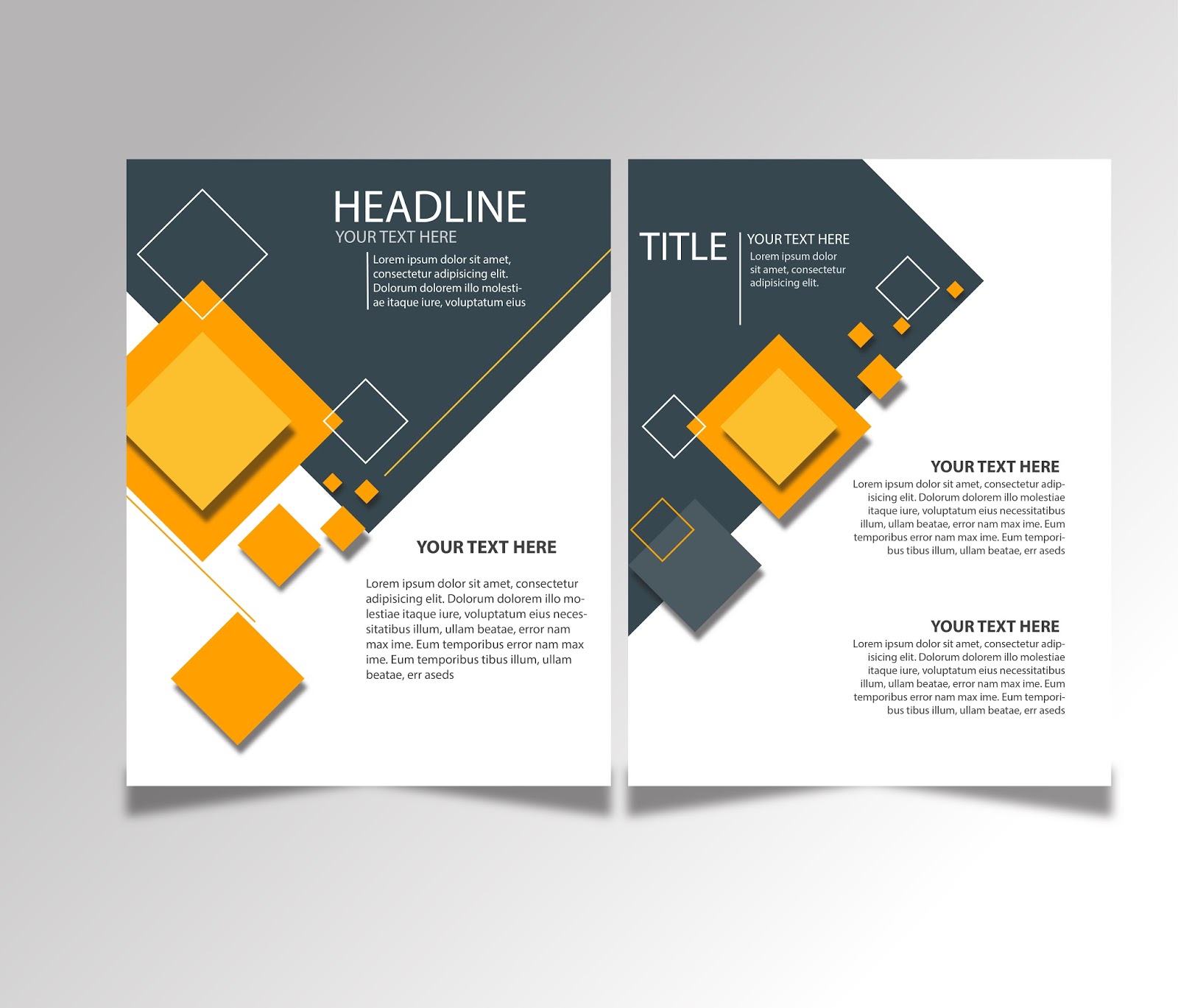 Detail Brochure Template Ai Nomer 3