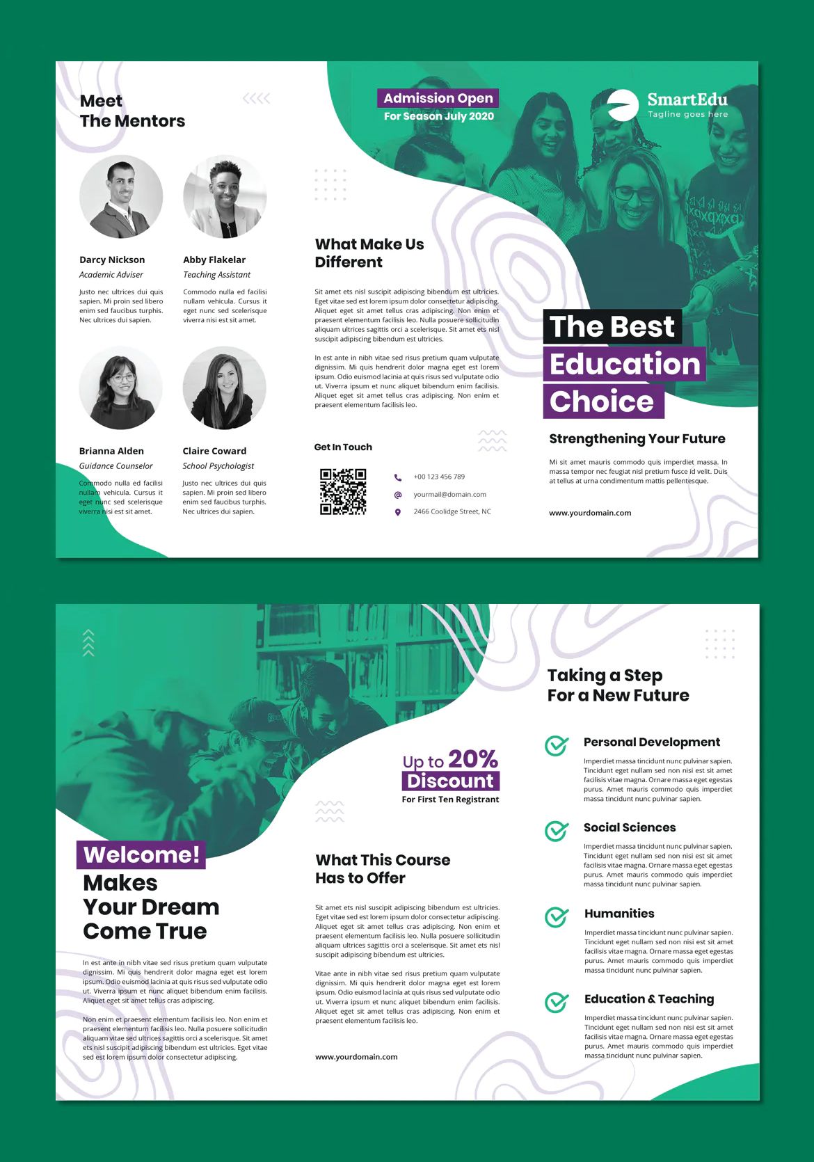 Detail Brochure Template Ai Nomer 22