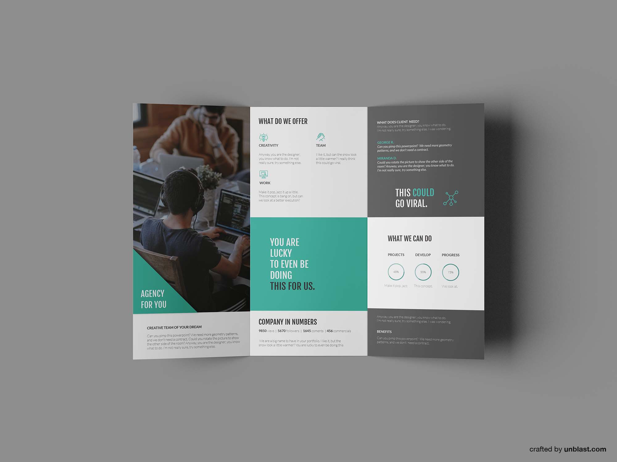 Detail Brochure Template Ai Nomer 4