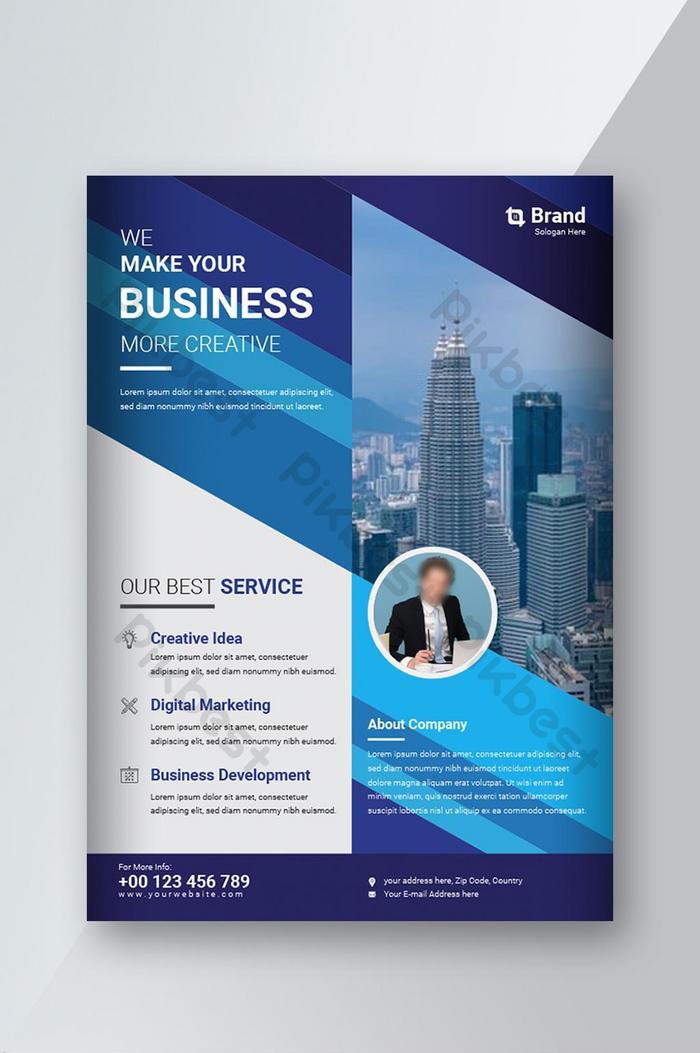 Detail Brochure Template Ai Nomer 34