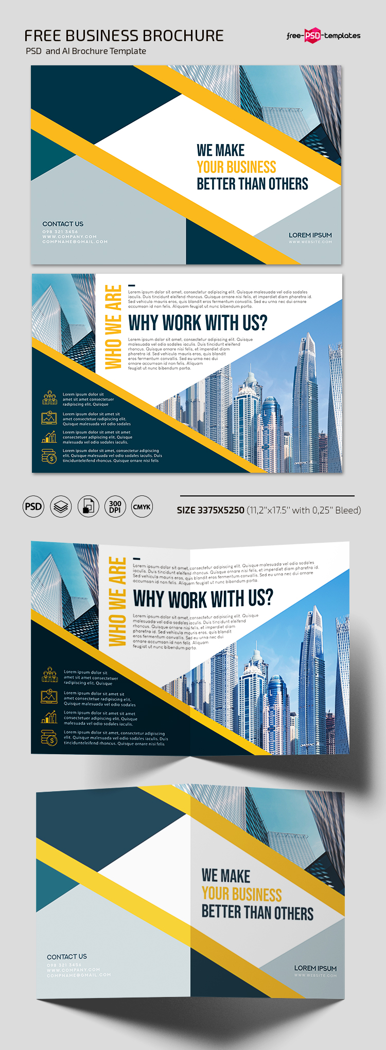 Detail Brochure Template Ai Nomer 38