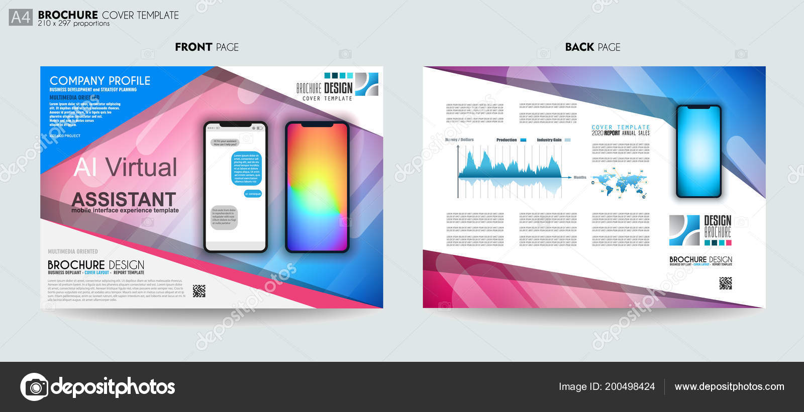 Detail Brochure Template Ai Nomer 45
