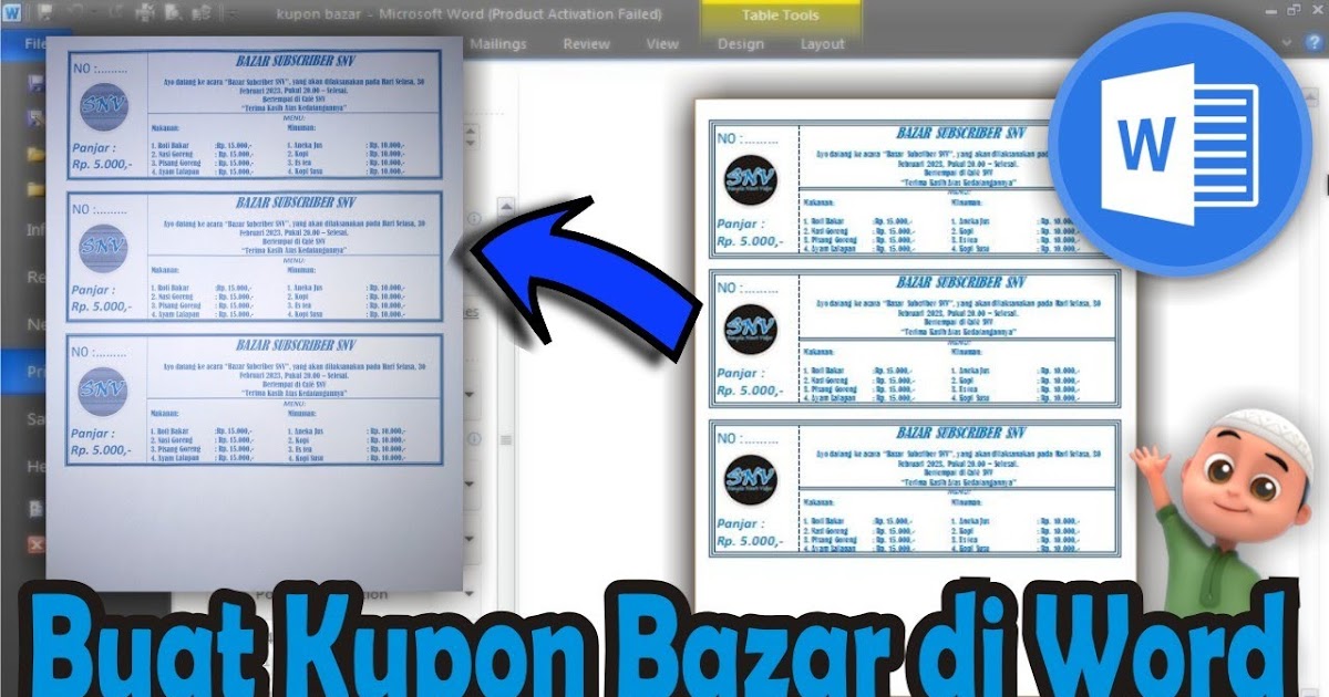 Detail Cara Membuat Kupon Dengan Coreldraw Nomer 17