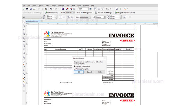 Detail Cara Membuat Kupon Dengan Coreldraw Nomer 33