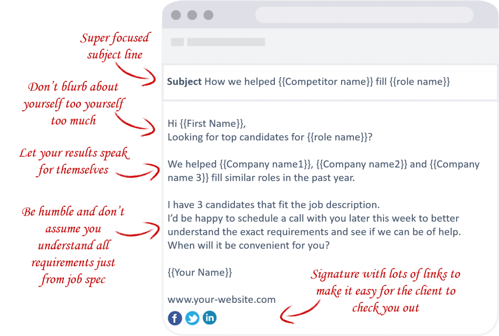 Detail Cold Recruiting Email Template Nomer 16
