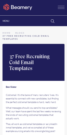 Detail Cold Recruiting Email Template Nomer 34