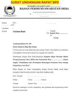 Detail Contoh Surat Undangan Resmi Desa Nomer 32