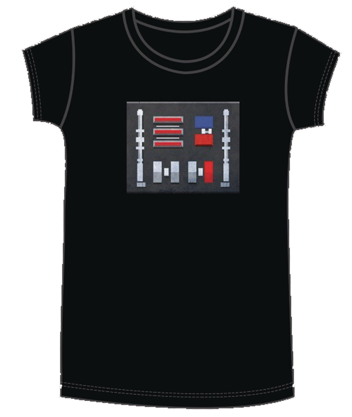 Darth Vader Chest Plate T Shirt - KibrisPDR