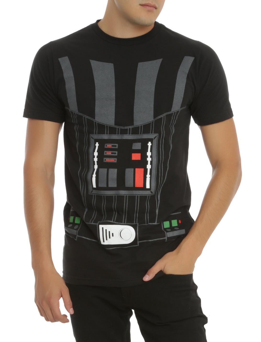 Detail Darth Vader Chest Plate T Shirt Nomer 14