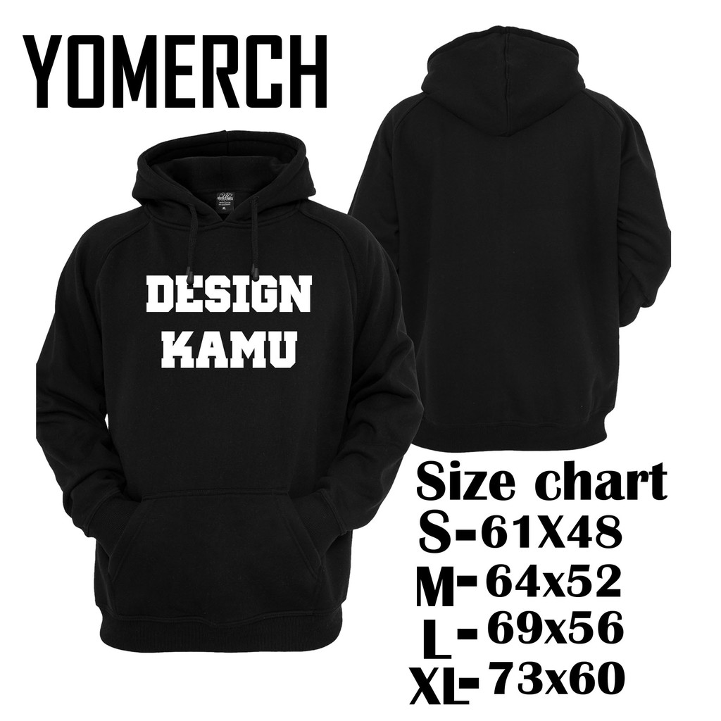 Detail Desain Jaket Hoodie Nomer 6