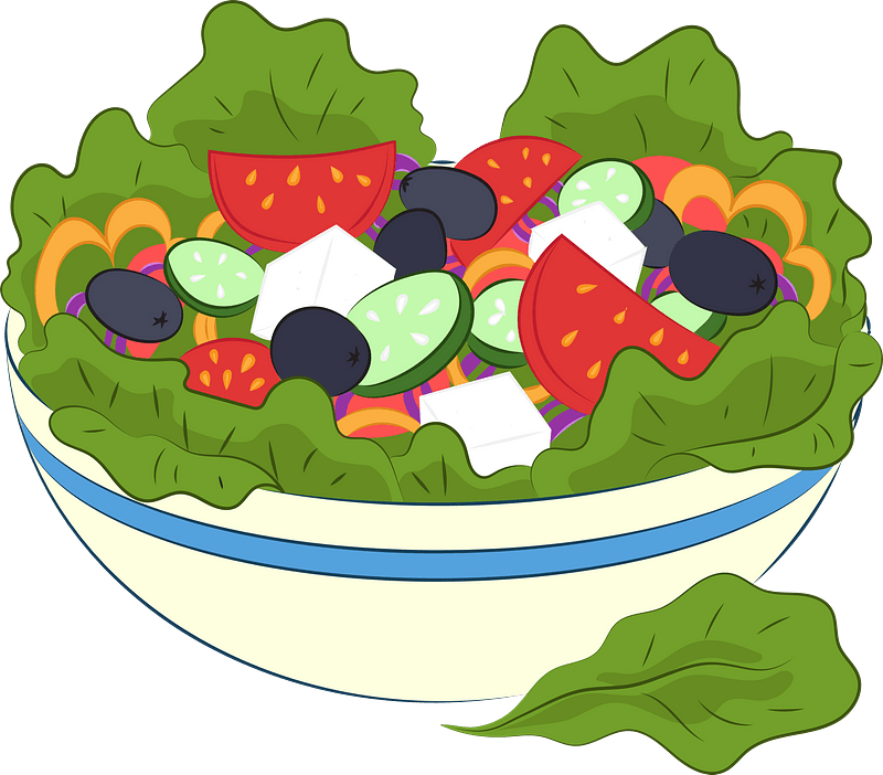 Detail Free Salad Clipart Nomer 2