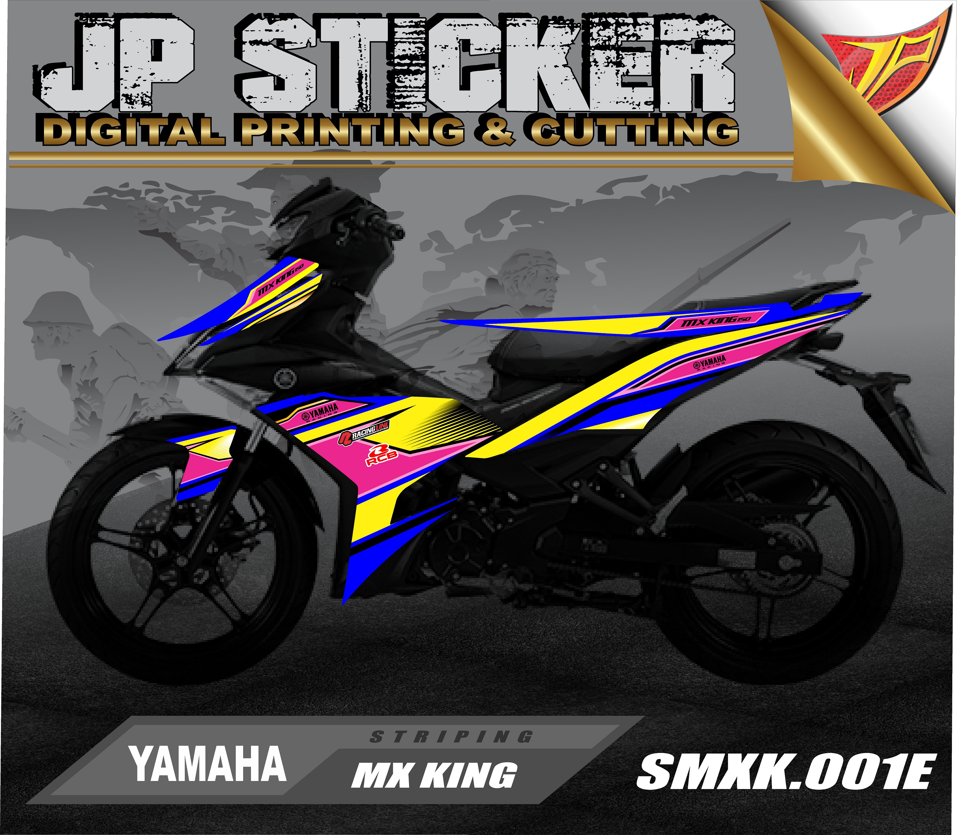 Detail Gambar Stiker Mx King Nomer 7