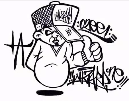 Detail Graffiti Riski Nomer 29