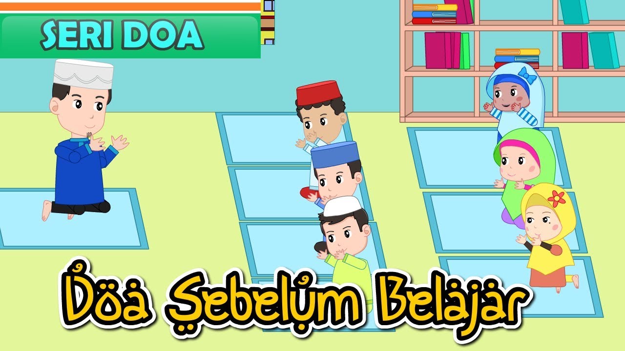 Detail Kartun Anak Muslim Belajar Di Kelas Nomer 5