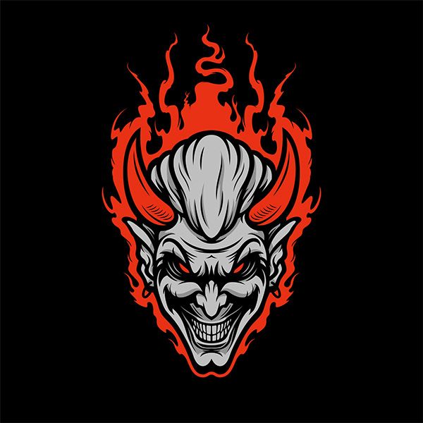 Detail Logo Devil Nomer 2