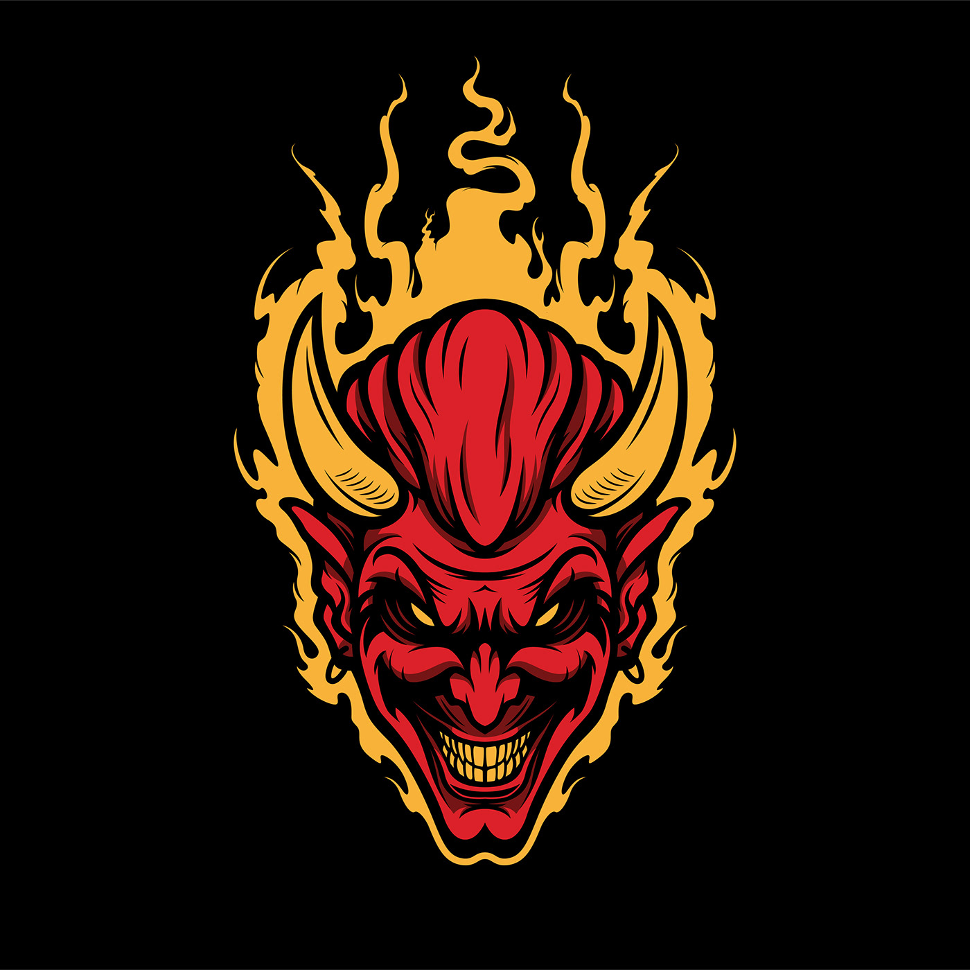 Detail Logo Devil Nomer 5